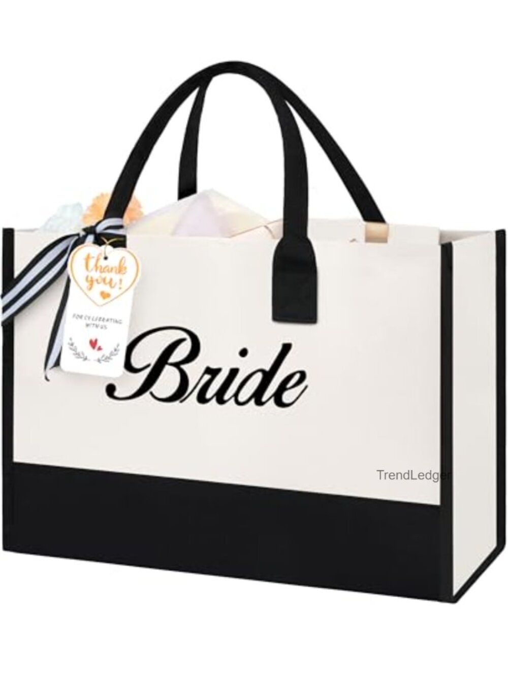Initial Tote Bag Jute Canvas Embroidered Personalized Beach Travel Bag